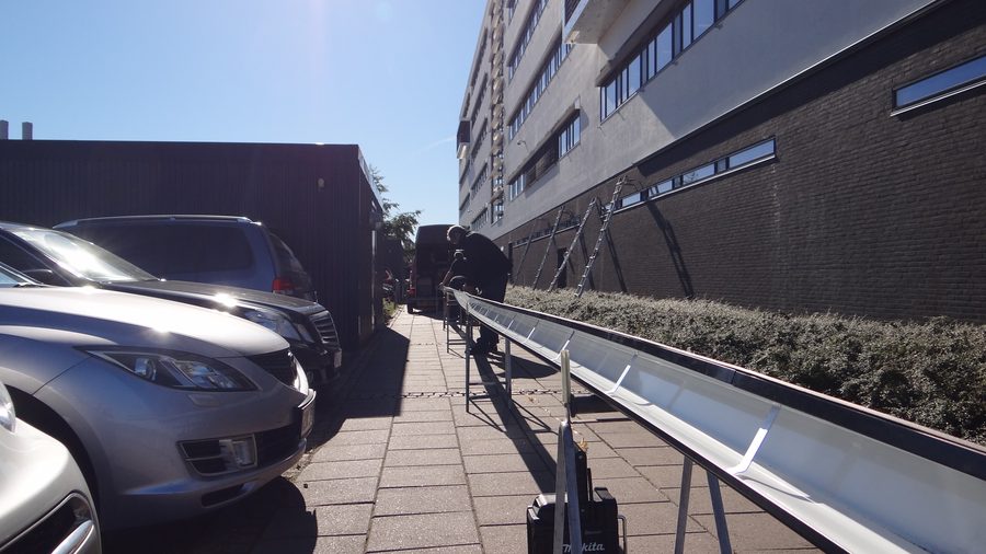 WaterFlow tagrende ved Sturs Brygge