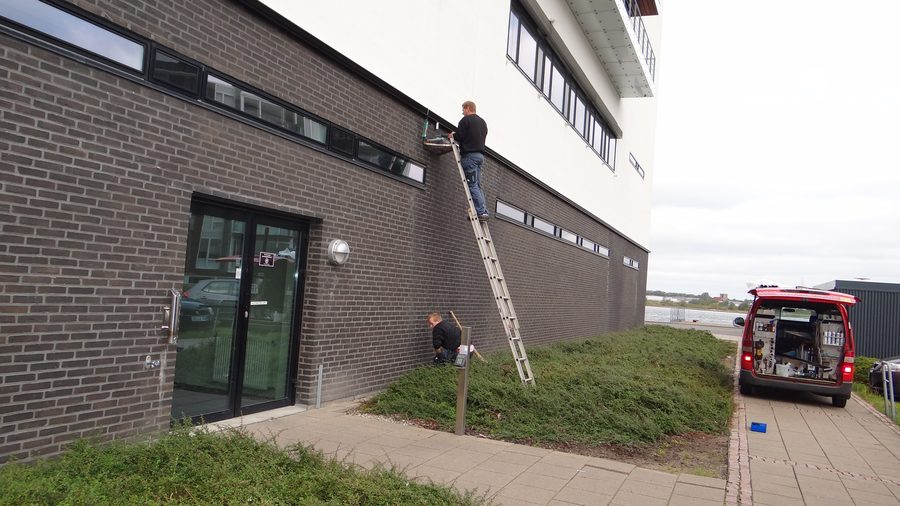 WaterFlow tagrende ved Sturs Brygge